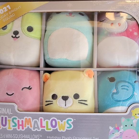 NIB Squishmallows 2021 Classic Holiday + Bright Squad (12pc 2x Boxes) - Picture 3 of 4